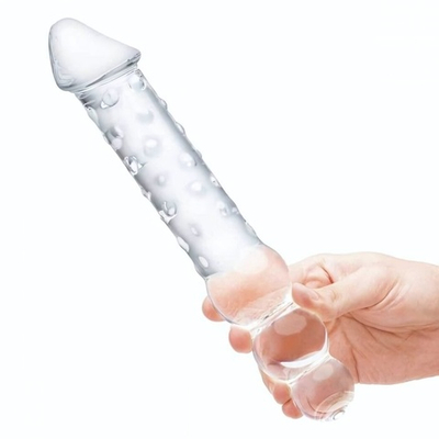 Прозрачный двухсторонний стимулятор 12 Double Ended Dildo - 28 см. (Цвет: прозрачный)