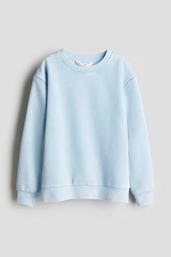 H&M Толстовка с круглым вырезом, голубой