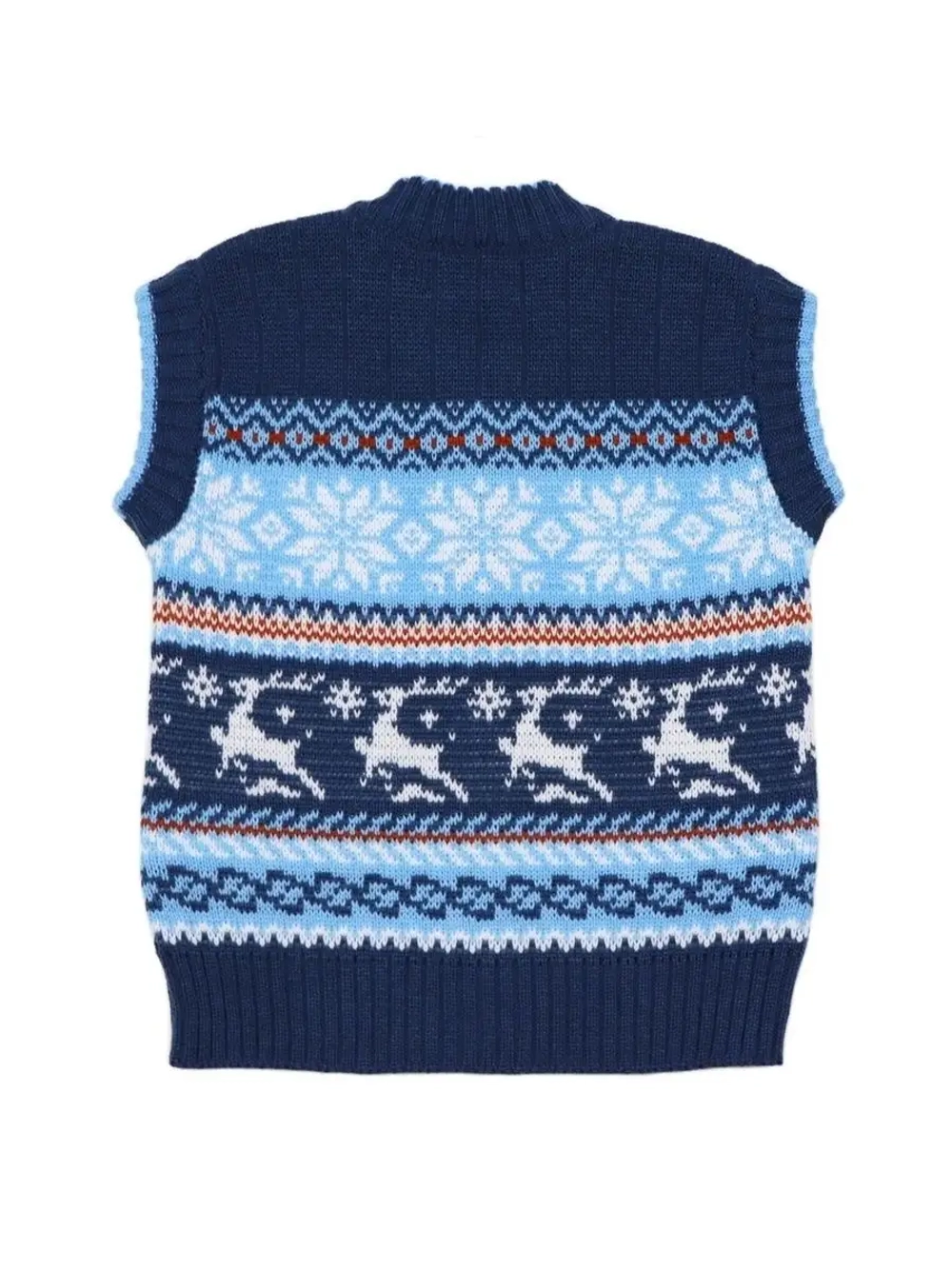 Жилет вязаный на молнии