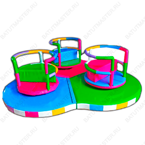 Электрическая карусель детская 4KIDS "Волшебные стаканчики"