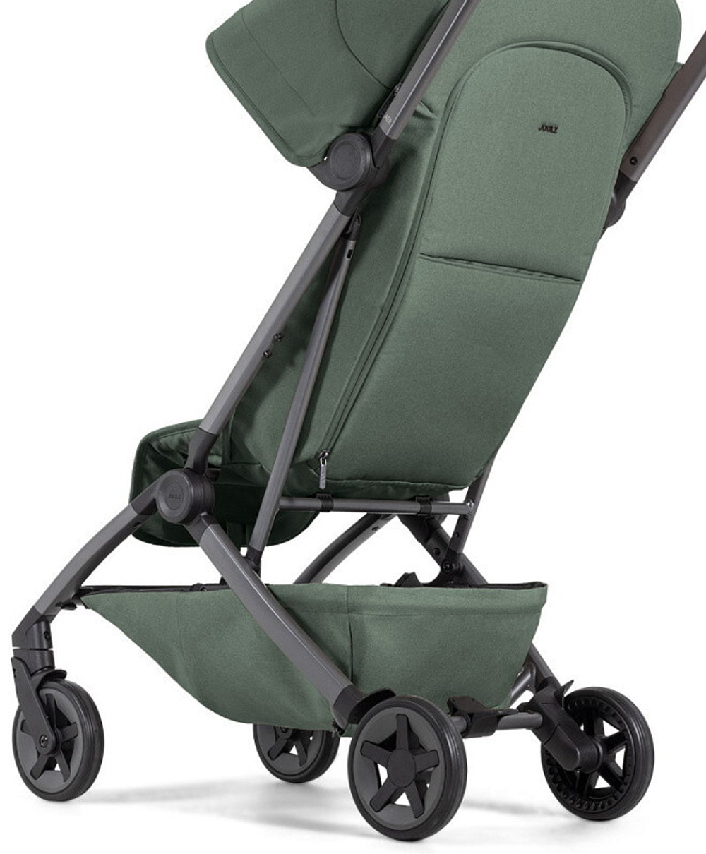 Детская прогулочная коляска Joolz Aer 2 SE с бампером и подстаканником Forest green