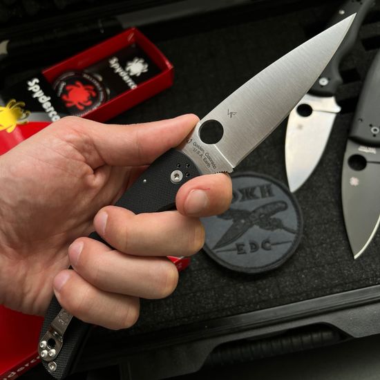 Складной нож Spyderco Native Chief C244GP c клинком из стали CPM-S30V, рукоять G10