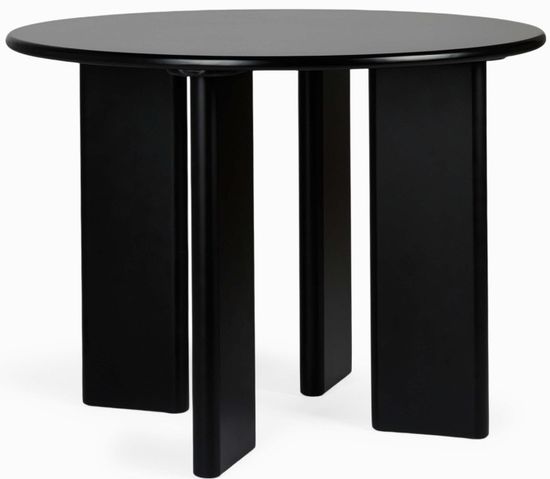 Обеденный стол Blos диаметр 100 черный МДФ
