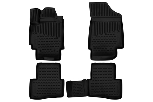 Коврики в салон для HYUNDAI Creta (I, Ip), 2016-2021, 4шт. (полиуретан) ELEMENT3DA14196210