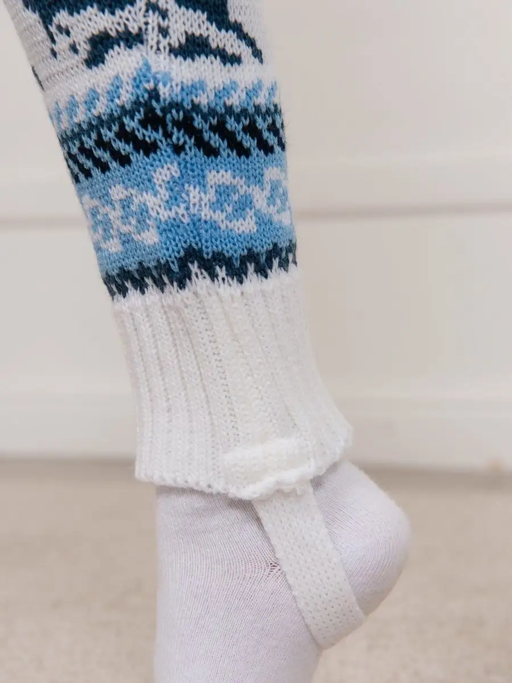 Рейтузы вязаные с орнаментом