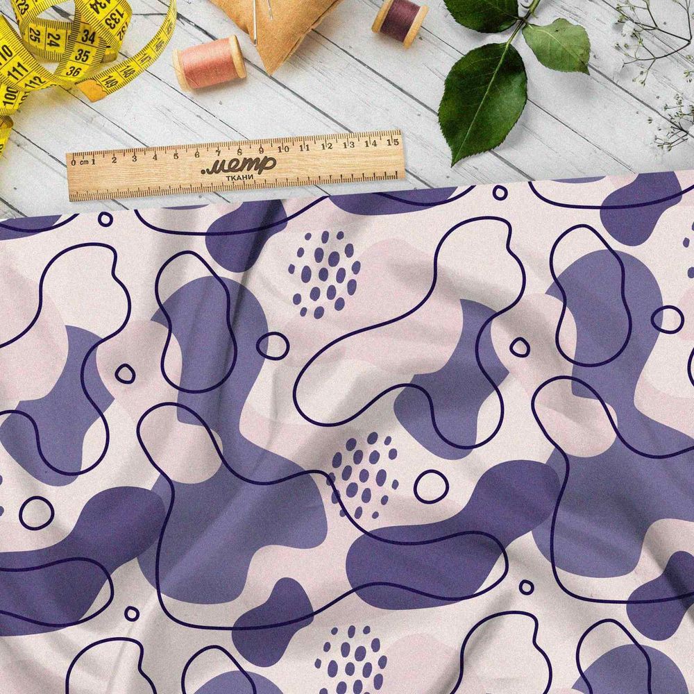 Ткань таффета пятна милитари