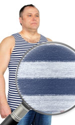 Майка-тельняшка  ГОСТ синяя полоса