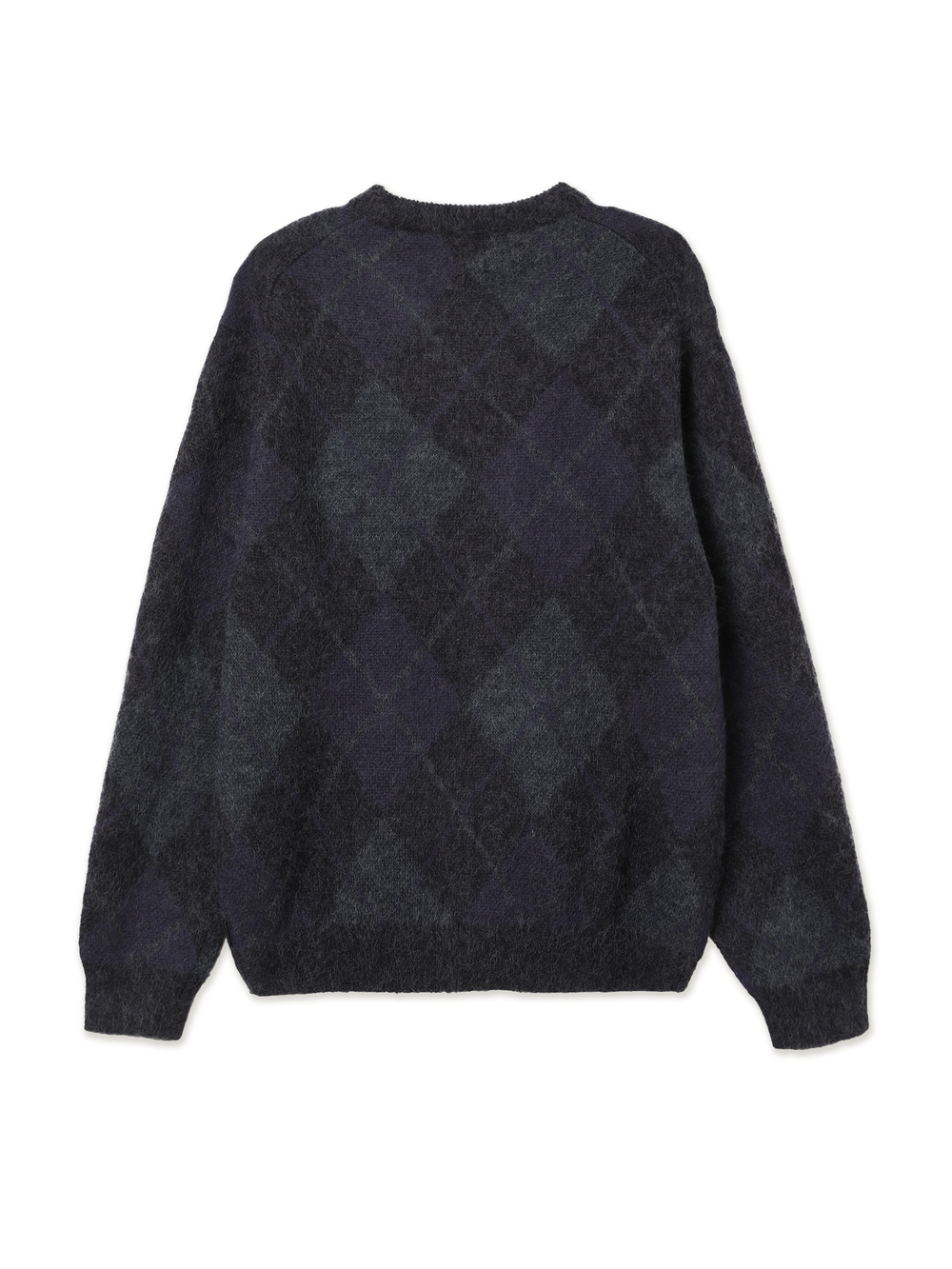 Мужской Свитер Mohair Argyle Knit