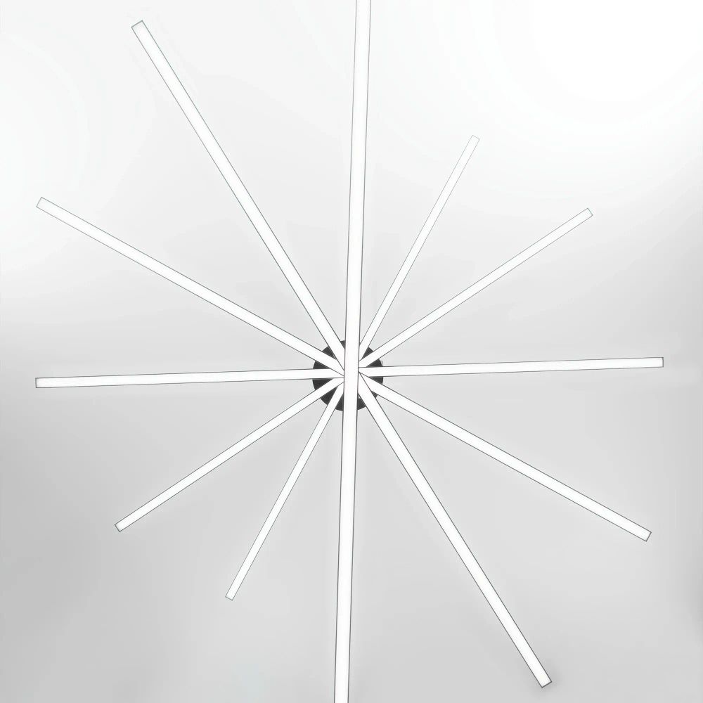 Citilux Стиг CL203261 LED Люстра подвесная с пультом Чёрная