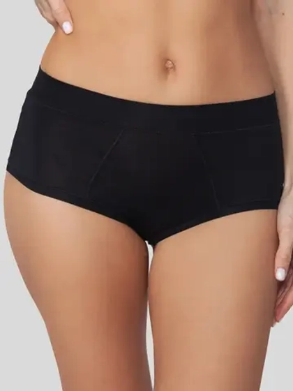 Трусы шортики высокие бамбук