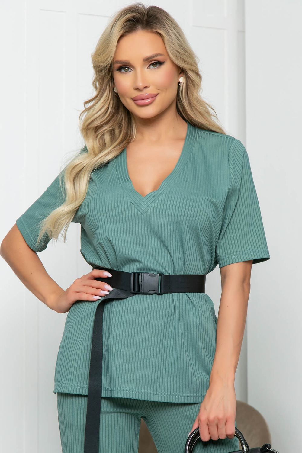 Костюм брючный "Дина" (мята) К5354 LT Collection (Акция)