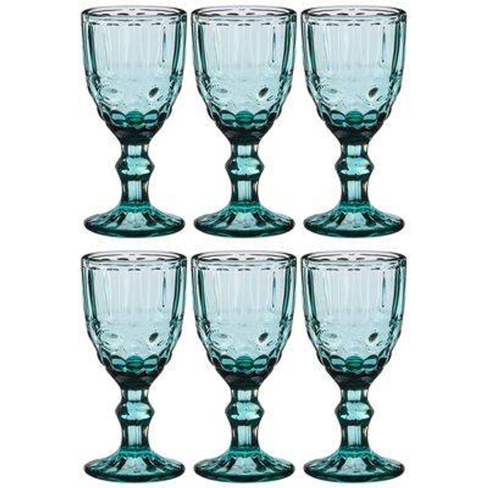 НАБОР РЮМОК "СЕРПЕНТИНА" ИЗ 6ШТ. СЕРИЯ "MUZA COLOR" 50МЛ. / В=10,5 СМ (КОР=16НАБ.)