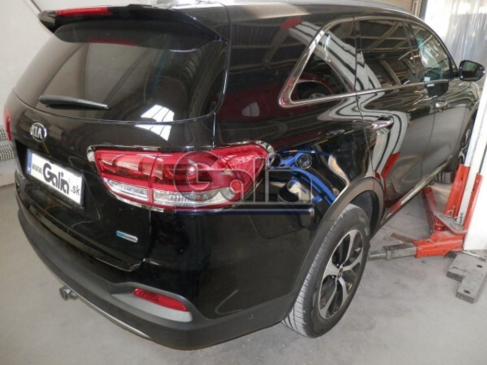 Фаркоп оцинкованный Galia H091A для Hyundai Santa Fe 2012-2018, Kia Sorento 2012-2015, 2015-(паспорт и сертификат в комплекте)(без электрики)