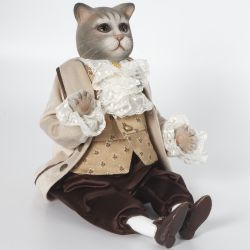 Кукла коллекционная Кот Клаус