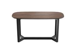 Стол обеденный Cross 2 160*85 см (орех, черный)