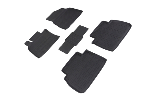 Резиновые коврики с высоким бортом для Toyota Camry VIII (XV70) 2018-2024 Seintex.89258