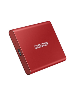 Тведотельный накопитель SSD Samsung T7 External 2Tb RED USB 3.2 (MU-PC2T0R/WW) 1year