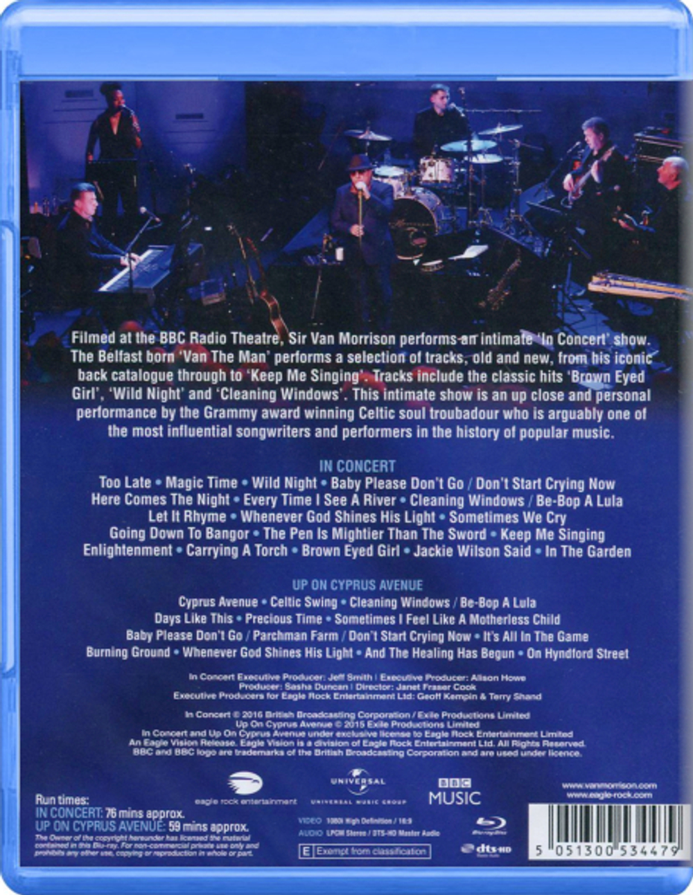 Van Morrison / In Concert (Blu-ray)