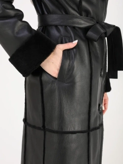 Дубленка зимняя натуральная длинная