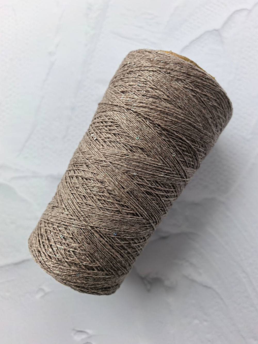 100% кашемир с пайетками - 100гр - бежевый