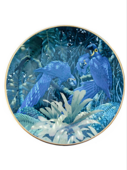 Тарелка декоративная "Гиацинтовые ара"  Lenox