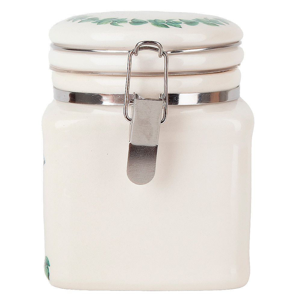 Банка для сыпучих продуктов (клипс) " " 12х9,5х12см v=480мл (подарочная упаковка)