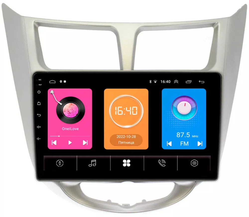 Магнитола для Hyundai Solaris 2010-2016 - OEM GT9-9270 на Android 10, 2ГБ-16ГБ