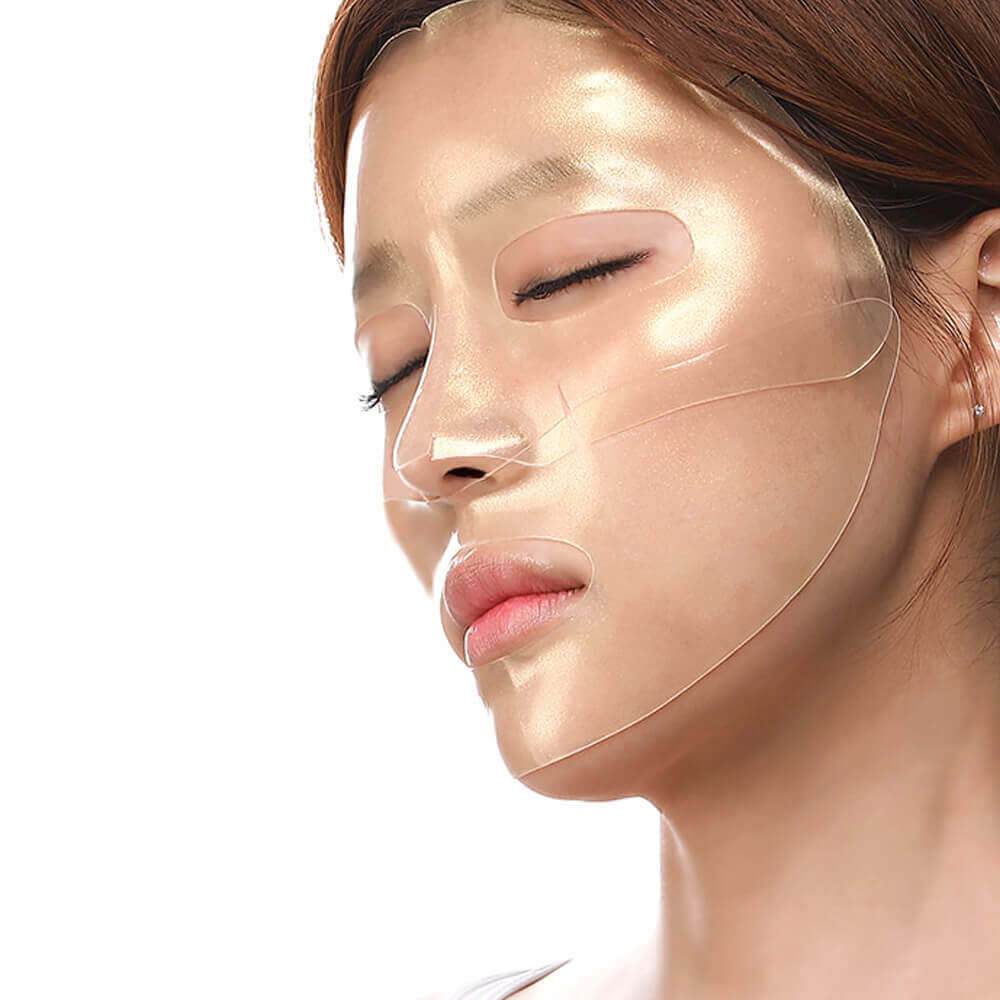 Маска гидрогелевая с золотом и муцином улитки Petitfee Gold & Snail Hydrogel Mask Pack, 30 мл