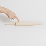 Деревянная скалка для раскатывания теста из сибирского кедра 40х4,5 см. RP8