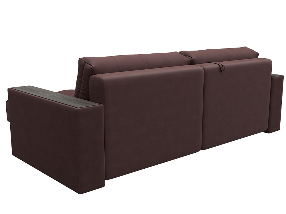 Диван угловой с декором Лига-049 НПБ, JOLY 09 ЗАМША бордовый