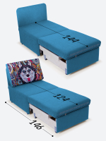 Кресло-кровать "Миник", купон Хаски