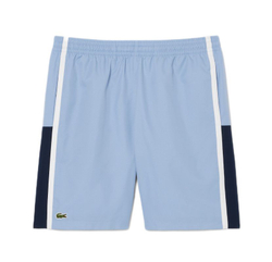 Мужские теннисные шорты Lacoste Sport Colourblock Panels Lightweight - light blue/navy blue/white