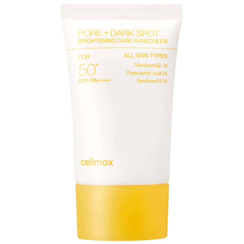 Крем солнцезащитный осветляющий CELIMAX Pore+Dark Spot Sunscreen SPF50+PA++++ 50 мл