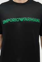 Emporio Armani Футболка с принтом - Чёрный