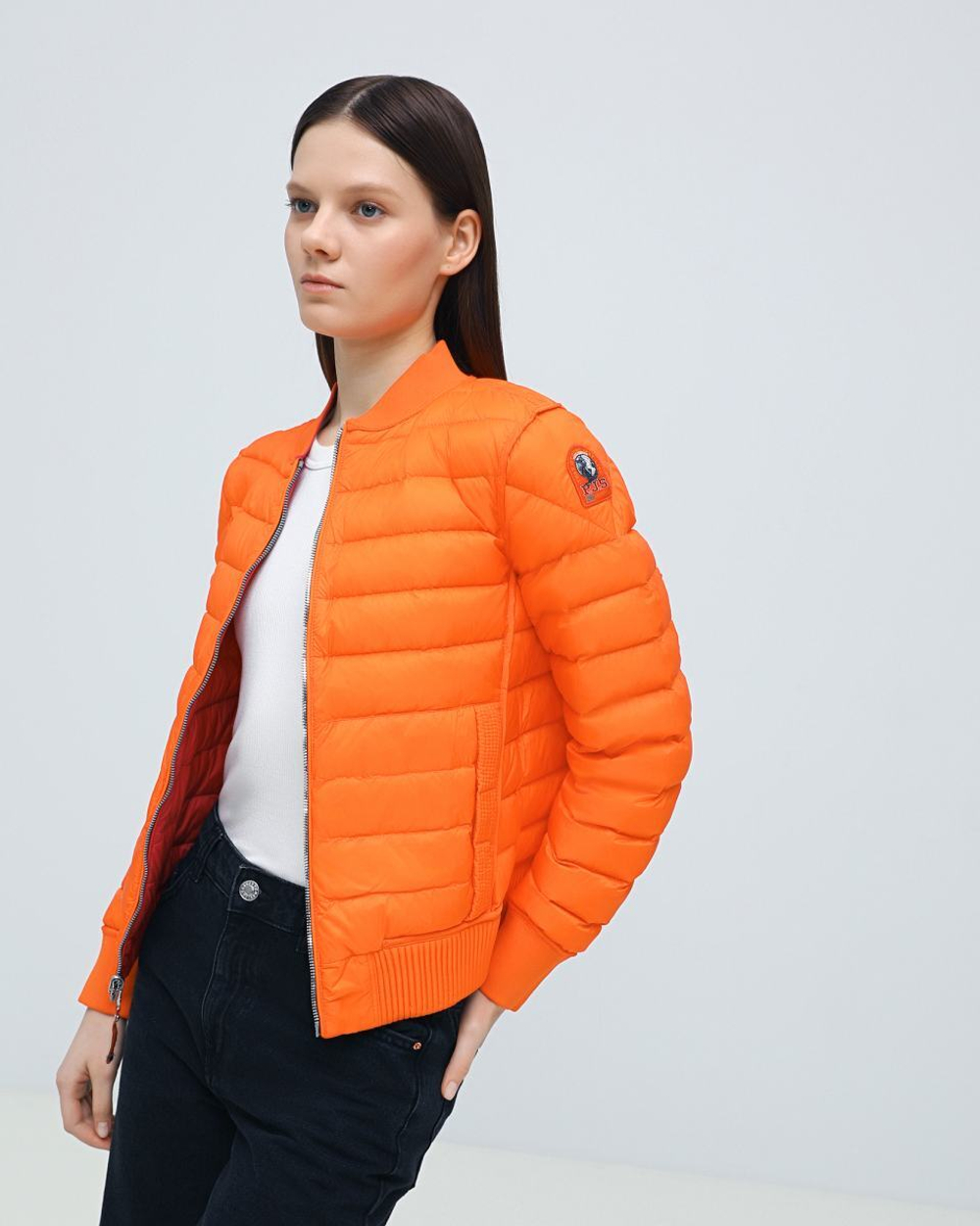 Куртка жен. двусторонняя Parajumpers LEILA REVERSO 015 фуксия/оранжевый
