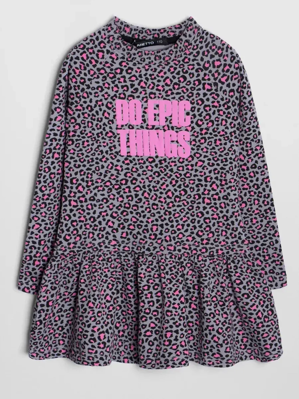 Платье для девочки с длинным рукавом