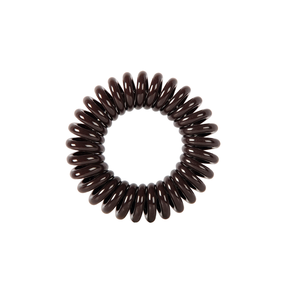 Dewal Beauty Резинки для волос "Пружинка" DBR02,коричневые (3 шт)