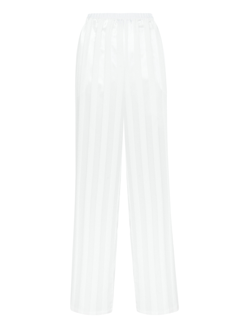 Шелковые брюки прямого кроя