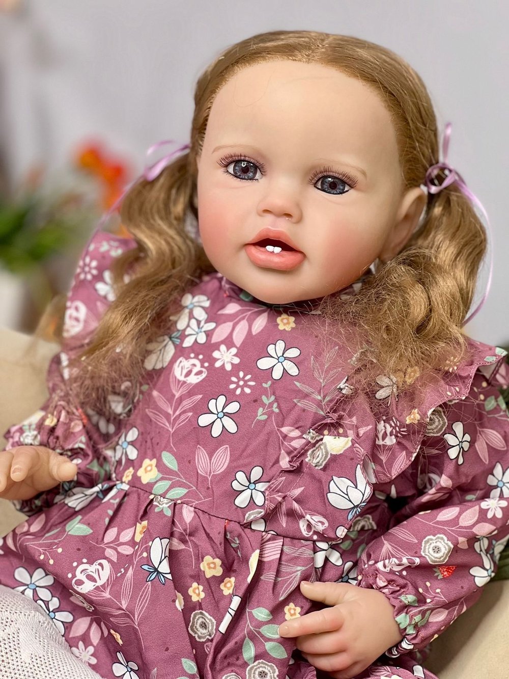 Кукла Реборн мягконабивная 60см в пакете (FA-599)