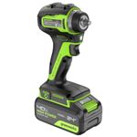 Гайковерт ударный акк. Greenworks G24IW200, 24V,б/щет, 3/8'', 200Нм, 1х4Ач,ЗУ,кор (3803607CUB)