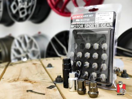 Гайки Rays с секретками M12x1.25 Гипер черный