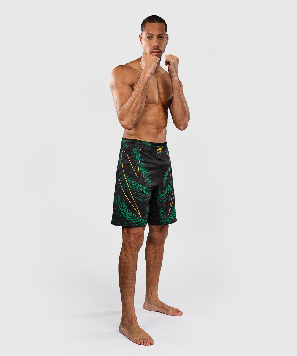 Шорты ММА Venum Matupa Black/Green/Gold