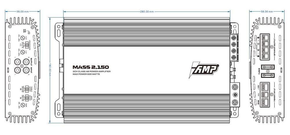 AMP MASS 2.150 Усилитель