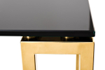 13RXC3049-GOLD Консоль черное стекло/золото 120*40*78см