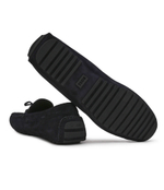 Кожаные мокасины driver_mocc_sdbk BOSS BLACK - темно-синий(50511044)