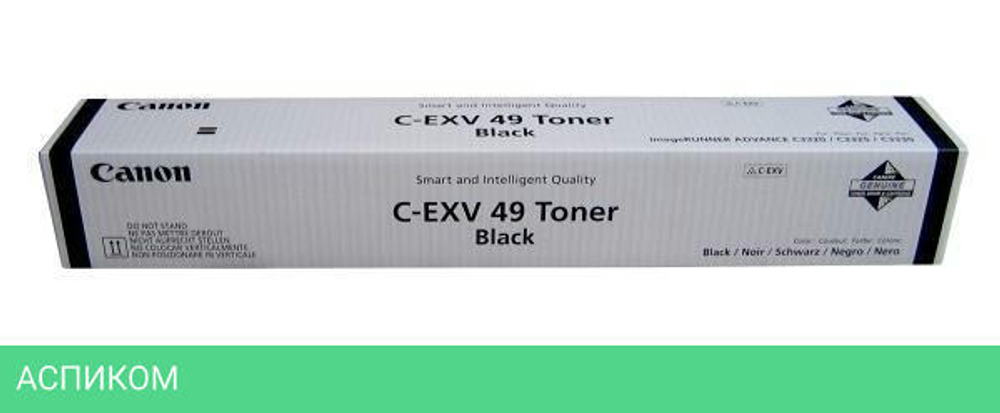 Тонер Canon C-EXV49BK черный (8524B002)