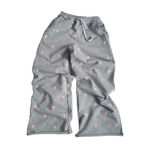 Оверсайз брюки "こんにちは" pink