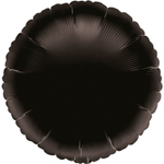 Шар фольгированный Круг 43 см (Черный)