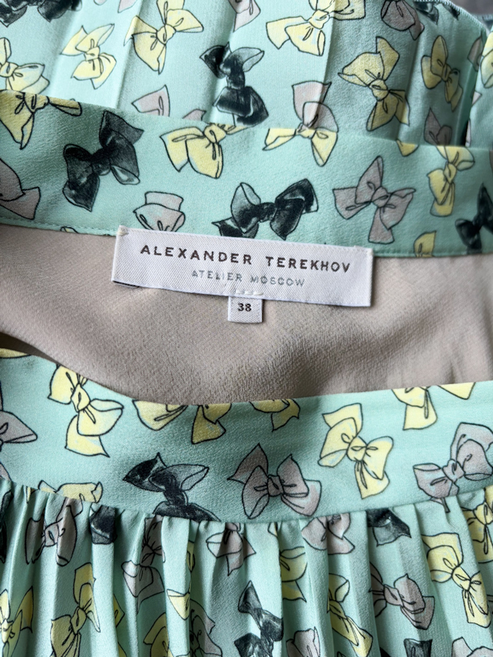 Шелковая юбка плиссе Alexander Terekhov, S