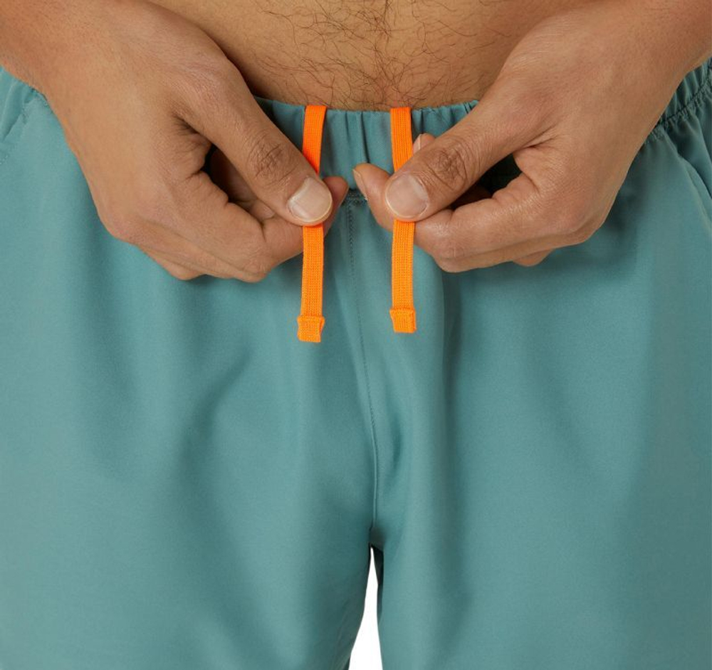 Мужские теннисные шорты Asics Court 7in - зеленый